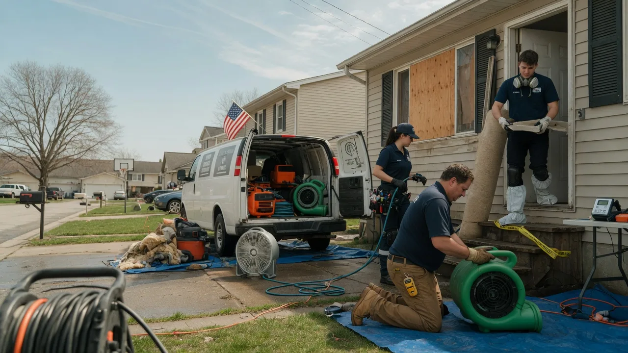 Water Damage Restoration in Orestes, IN near me
